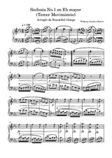 Sinfonía No.1 en Eb Mayor (Tercer Movimiento) - Wolfgang Amadeus Mozart